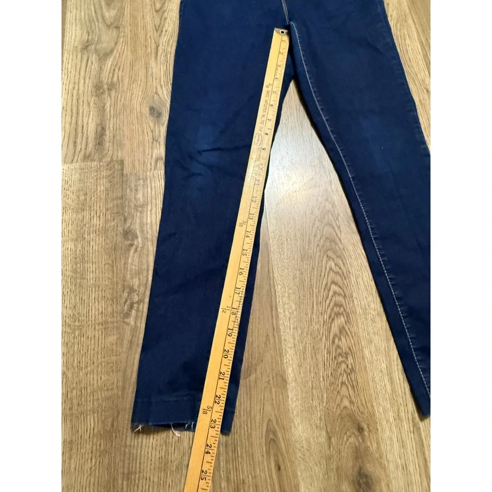 YMI Girl Jeans Girls Size 16 Dark Wash Denim Straight Leg Stretch Excellent